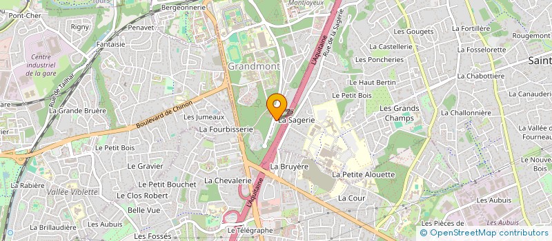 localisation de l'entreprise MADAME MONIA GODHBANI  TOURS