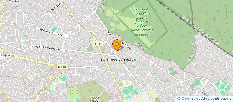 localisation de l'entreprise MADAME MONIA LEGENDRE  LE PLESSIS-TREVISE