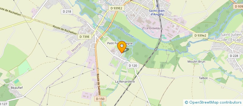 localisation de l'entreprise MADAME MONIA MACALUSO  SAINT-JEAN-D'ANGELY