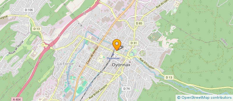 localisation de l'entreprise MADAME MONIA MAHFOUDH à OYONNAX