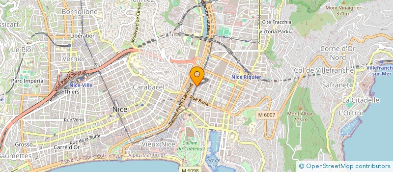 localisation de l'entreprise MADAME MONIA MAHJOUB à NICE