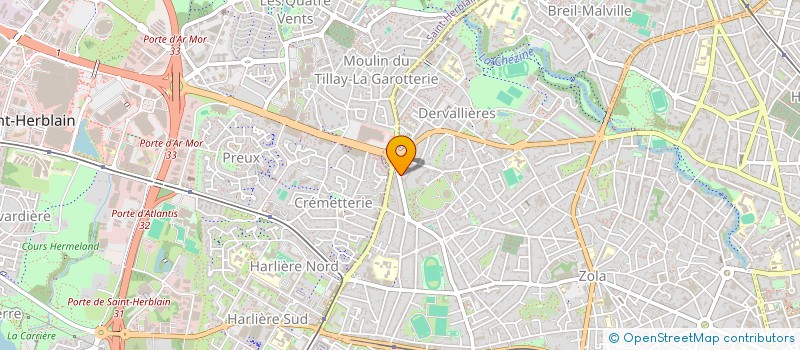 localisation de l'entreprise MADAME MONIA MORO à NANTES