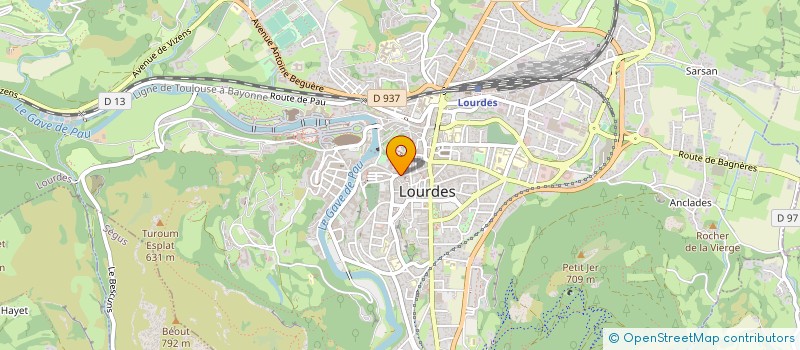 localisation de l'entreprise MADAME MONIA PIOZZI à LOURDES
