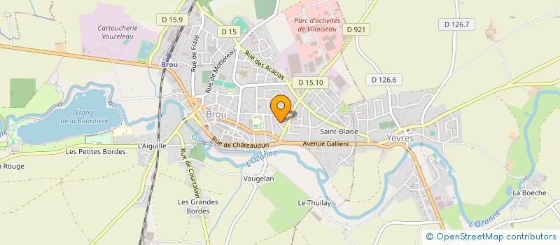 localisation de l'entreprise MADAME MONIA RIGUET à BROU