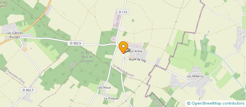 localisation de l'entreprise MADAME MONIA RIOUALLEN à LE MESNIL-SIMON