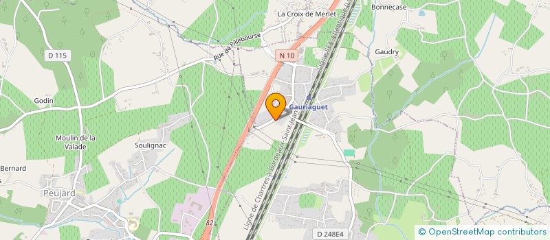 localisation de l'entreprise MADAME MONIA SKRZYPCZAK  SAINT-GERMAIN-DU-PUCH