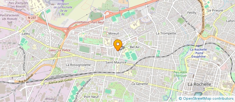 localisation de l'entreprise MADAME MONIA STEBEL à LA ROCHELLE