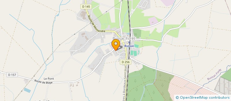 localisation de l'entreprise MADAME MONIA TEBOURBI  BUSSAC-FORET