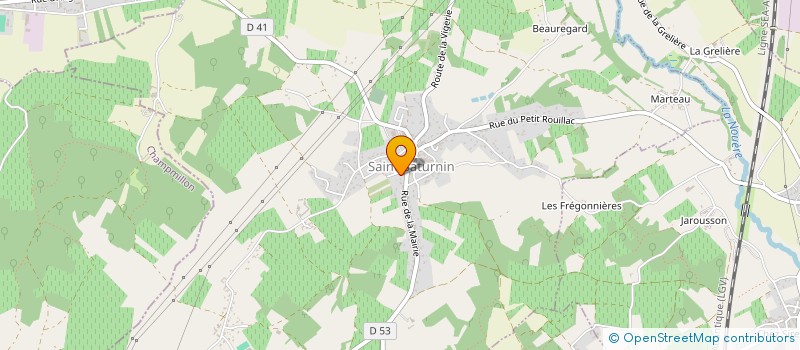 localisation de l'entreprise MADAME MONIA THOMAS à SAINT-SATURNIN