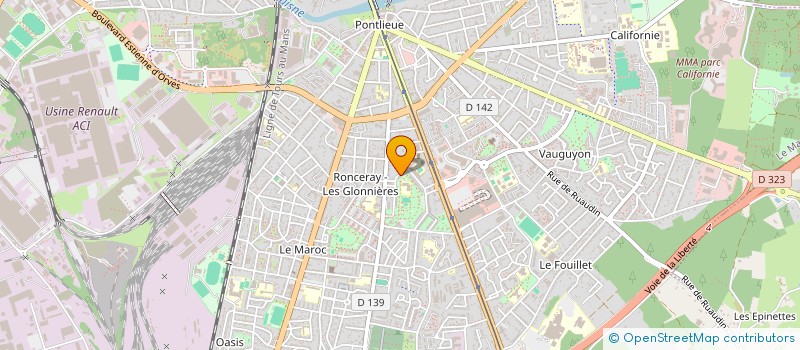 localisation de l'entreprise MADAME MONIA TSETOU  LE MANS