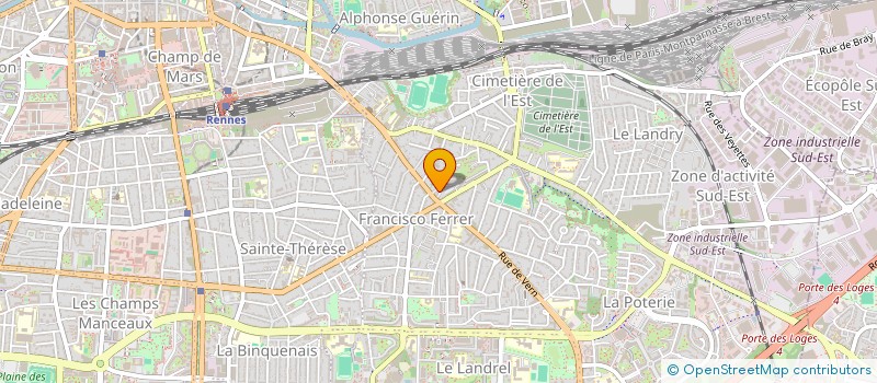 localisation de l'entreprise MADAME MONICA ALMEIDA SOTA  RENNES