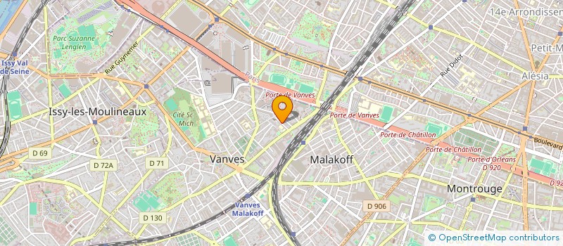 localisation de l'entreprise MADAME MONICA BELLIDO MORA à VANVES