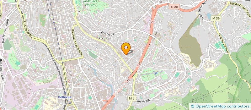 localisation de l'entreprise MADAME MONICA COLLARD  SAINT-ETIENNE