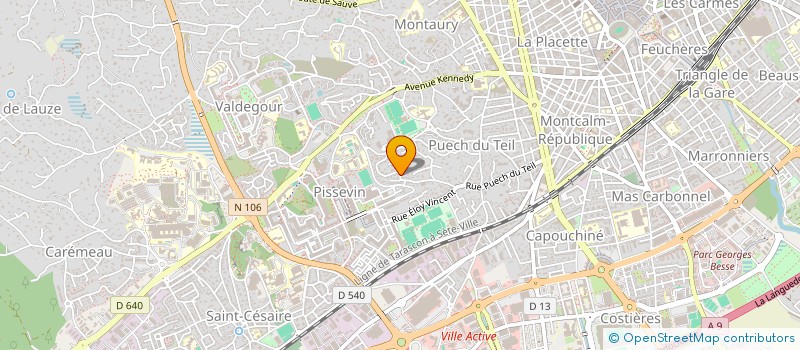 localisation de l'entreprise MADAME MONICA CONDE  NIMES