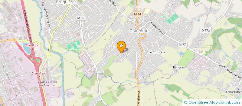 localisation de l'entreprise MADAME MONICA DARY  GRATENTOUR