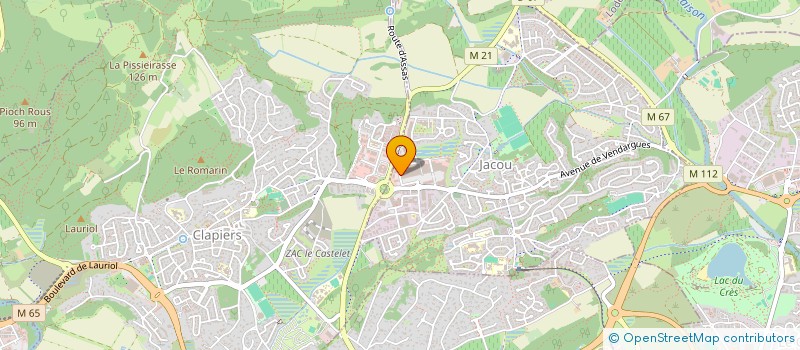 localisation de l'entreprise MADAME MONICA DATTOLI  CLAPIERS