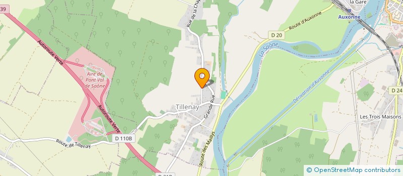 localisation de l'entreprise MADAME MONICA DE ALMEIDA  TILLENAY