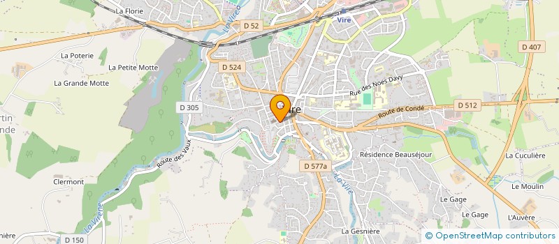 localisation de l'entreprise MADAME MONICA EPSTEIN  VIRE-NORMANDIE