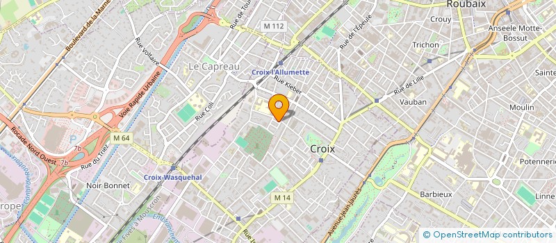 localisation de l'entreprise MADAME MONICA ESGALHADO à CROIX