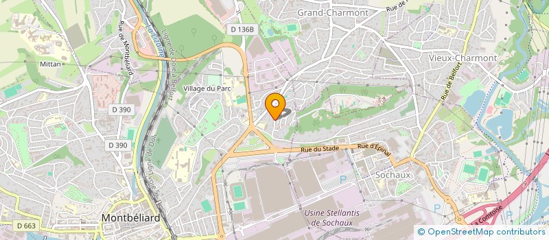 localisation de l'entreprise MADAME MONICA FLORES CARMONA à MONTBELIARD