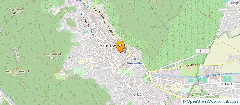 localisation de l'entreprise MADAME MONICA GEMMA  GUEBWILLER