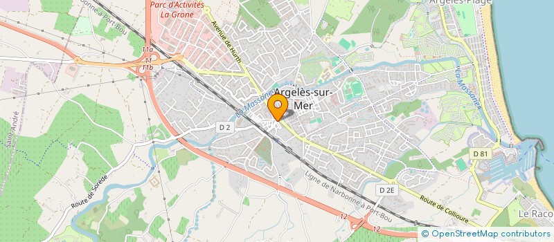 localisation de l'entreprise MADAME MONICA GUZKOWSKI  ARGELES-SUR-MER