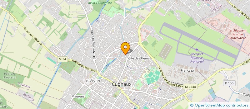 localisation de l'entreprise MADAME MONICA ISABEL DOS SANTOS PONCES à CUGNAUX