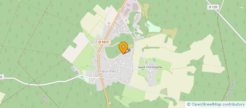 localisation de l'entreprise MADAME MONICA LOPES  FLEURINES