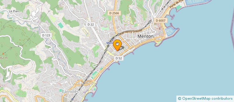localisation de l'entreprise MADAME MONICA LOPES FERNANDES à MENTON
