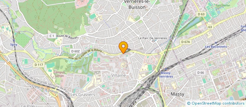 localisation de l'entreprise MADAME MONICA LOPES RODRIGUES  MASSY