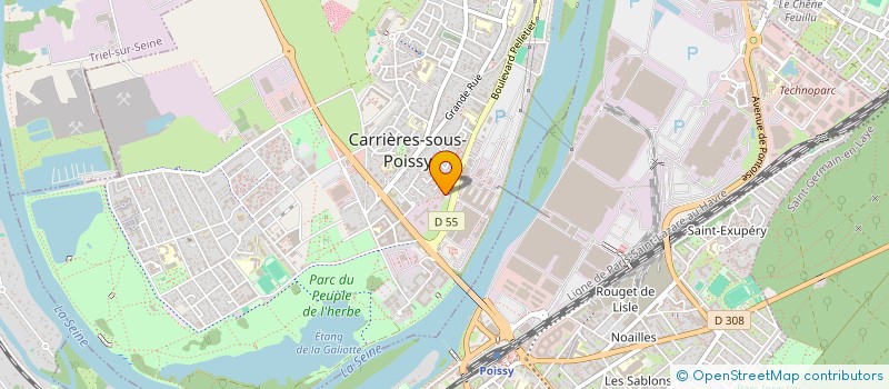 localisation de l'entreprise MADAME MONICA MAHI  CARRIERES-SOUS-POISSY