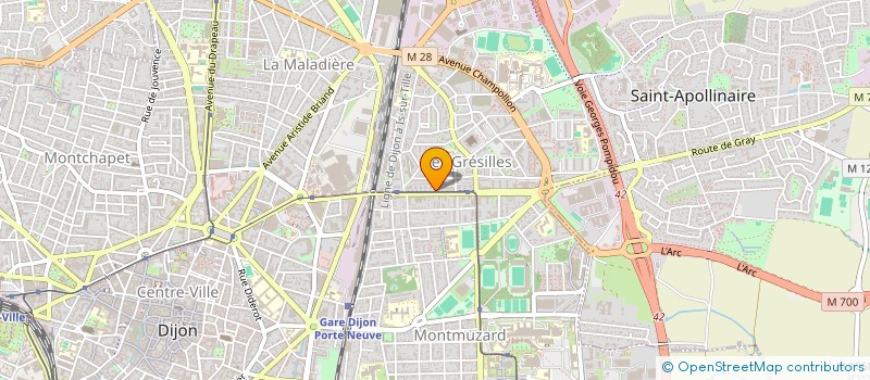 localisation de l'entreprise MADAME MONICA MANCO à DIJON