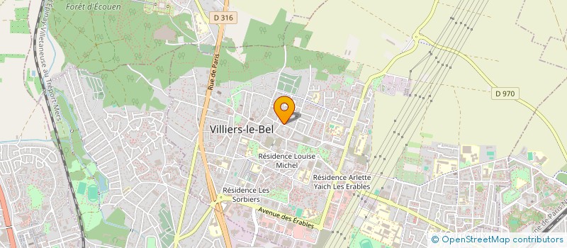 localisation de l'entreprise MADAME MONICA MARIANO  VILLIERS-LE-BEL