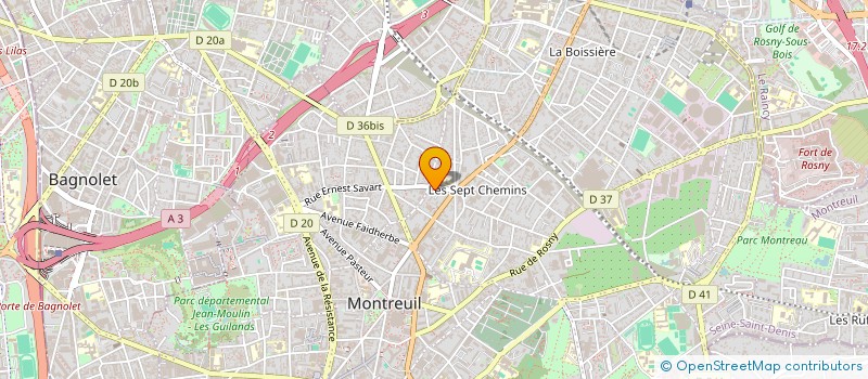 localisation de l'entreprise MADAME MONICA MARINIELLO à MONTREUIL
