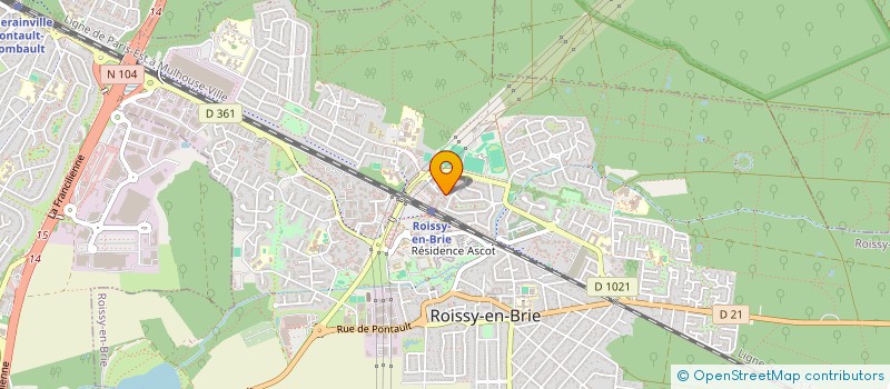 localisation de l'entreprise MADAME MONICA MBONGA  ROISSY-EN-BRIE