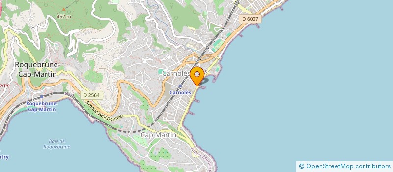 localisation de l'entreprise MADAME MONICA MORELLI  ROQUEBRUNE-CAP-MARTIN