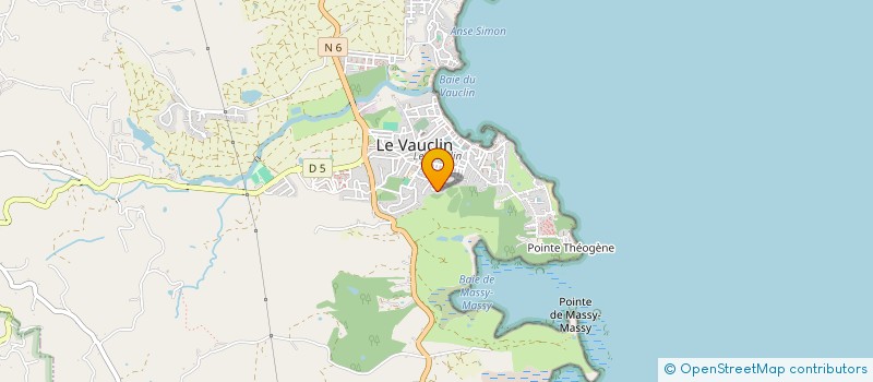 localisation de l'entreprise MADAME MONICA NERI à LE VAUCLIN