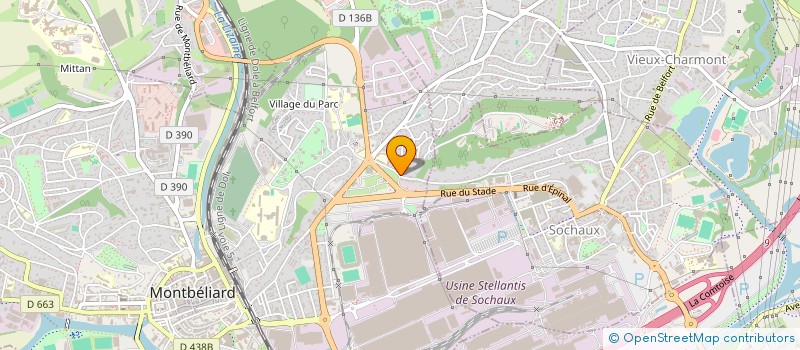localisation de l'entreprise MADAME MONICA OCHOA GARZA  MONTBELIARD