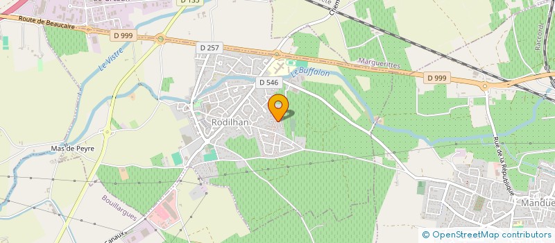 localisation de l'entreprise MADAME MONICA PAUS  RODILHAN