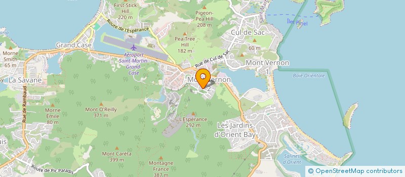 localisation de l'entreprise MADAME MONICA ROMEIRO DE SOUZA BORGES  SAINT MARTIN