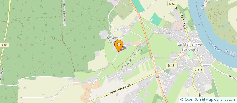 localisation de l'entreprise MADAME MONICA RUTHERFORD  NOTRE-DAME-DE-BLIQUETUIT