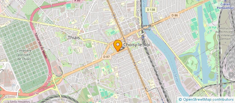 localisation de l'entreprise MADAME MONICA STRAPPAZON  CHOISY-LE-ROI