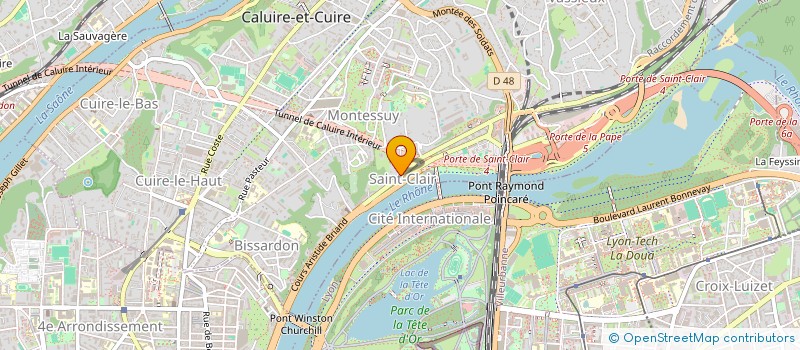 localisation de l'entreprise MADAME MONICA SUNGANI  CALUIRE-ET-CUIRE