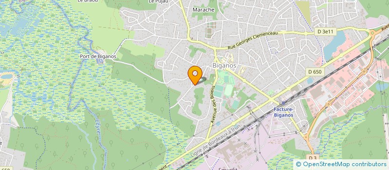 localisation de l'entreprise MADAME MONICA TESTA  BIGANOS