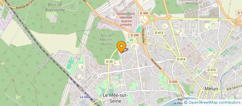 localisation de l'entreprise MADAME MONICA THOMAS à LE MEE-SUR-SEINE