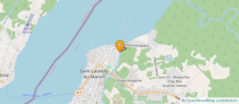 localisation de l'entreprise MADAME MONIE ANDESA à SAINT-LAURENT-DU-MARONI