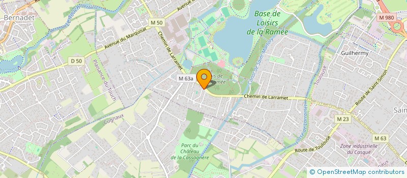 localisation de l'entreprise MADAME MONIKA ADAM-HIEBAUM à TOURNEFEUILLE