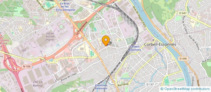 localisation de l'entreprise MADAME MONIKA BADER à CORBEIL-ESSONNES