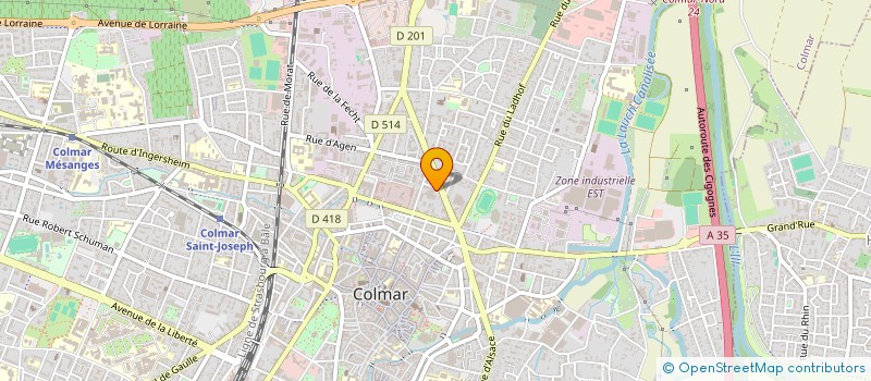 localisation de l'entreprise MADAME MONIKA BOGOVIC  COLMAR