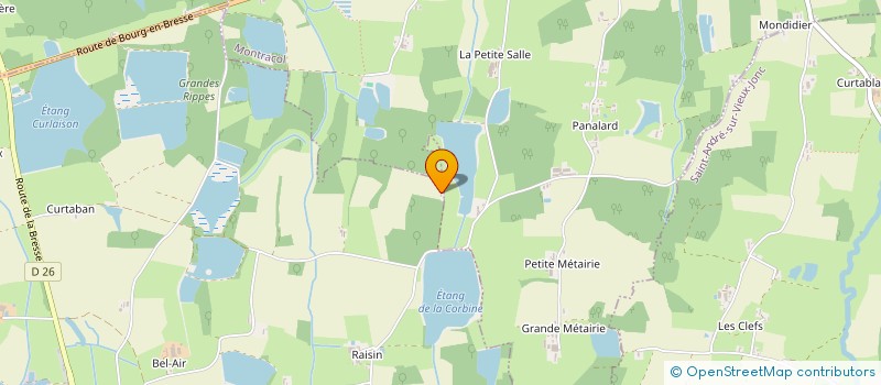 localisation de l'entreprise MADAME MONIKA BORSKI  CONDEISSIAT